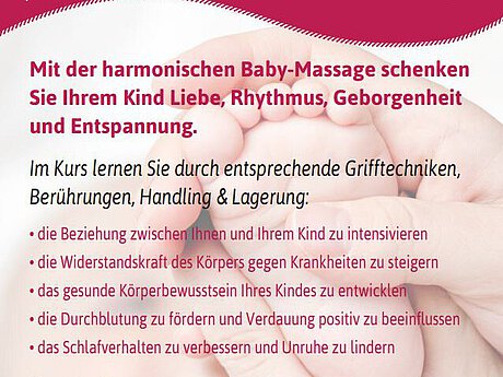 Baby Massage Kurs 