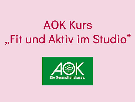 AOK Kurs Fit und Aktiv - noch Plätze frei. News April 2017